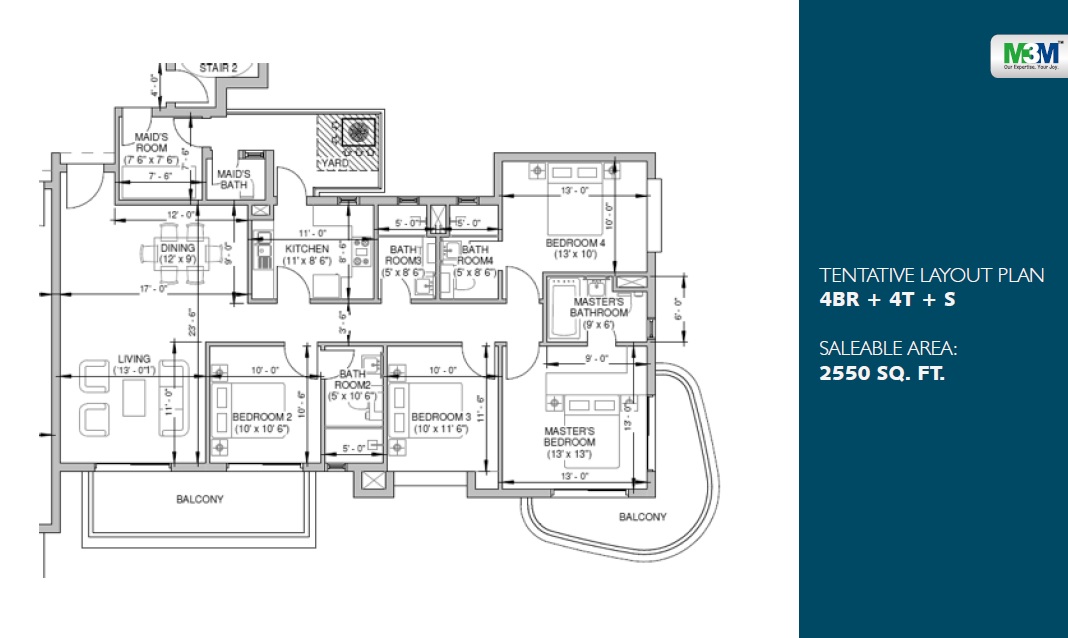 M3M Milano — floor plan 4