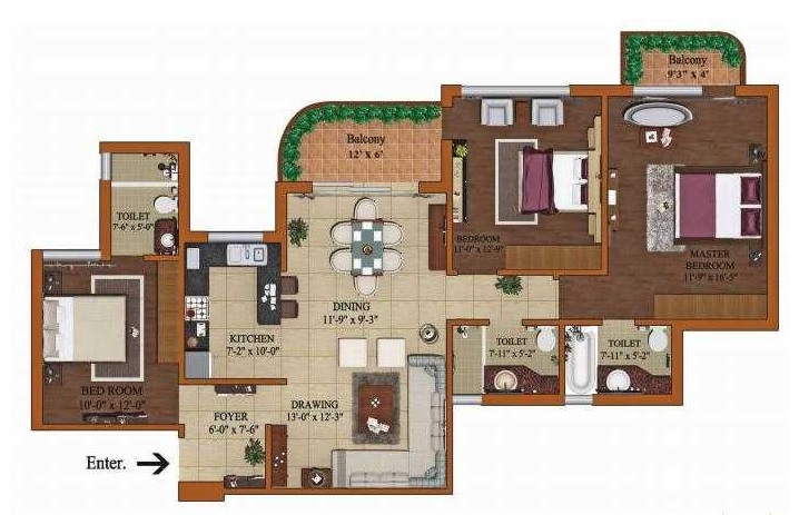 Forte Point The Oliver Spire — floor plan 2