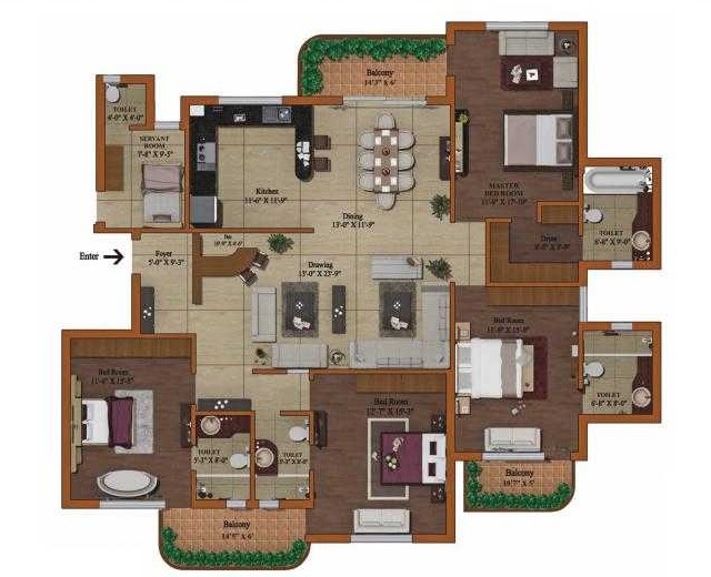 Forte Point The Oliver Spire — floor plan 4