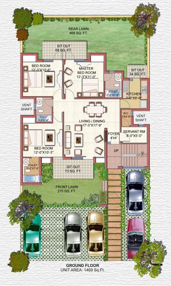 Vipul World Floors — floor plan 1