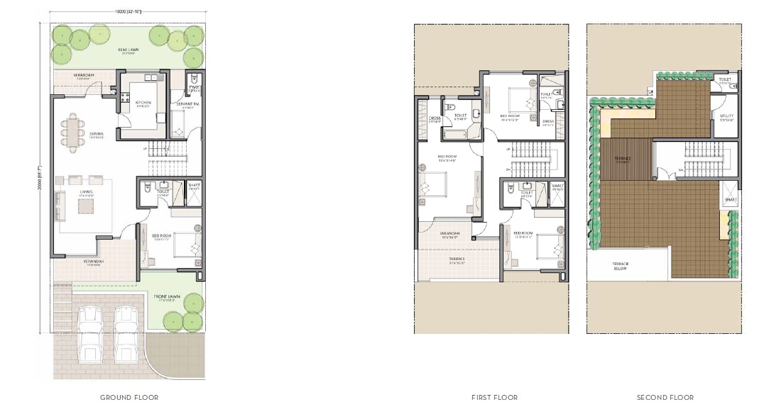 Unitech Espace Premiere Villas — floor plan 5