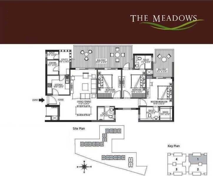 Emaar The Meadows — floor plan 2