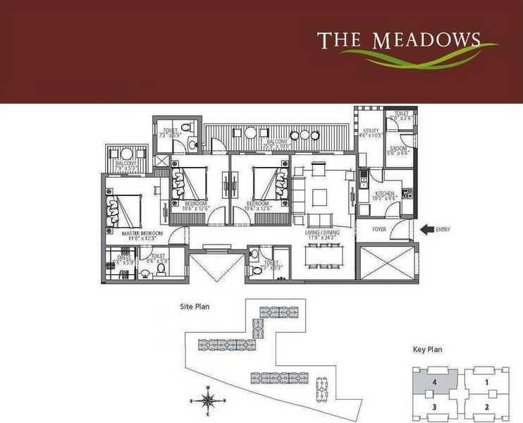 Emaar The Meadows — floor plan 1
