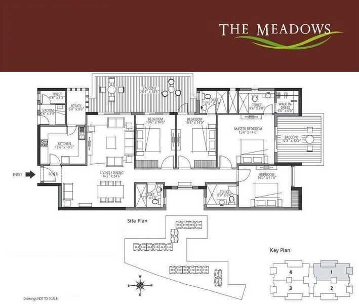 Emaar The Meadows — floor plan 3