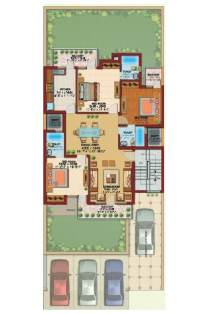 Ansal Florence Residency — floor plan 2