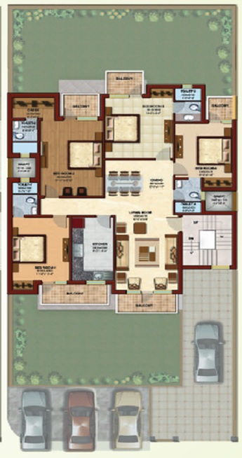 Ansal Florence Residency — floor plan 4