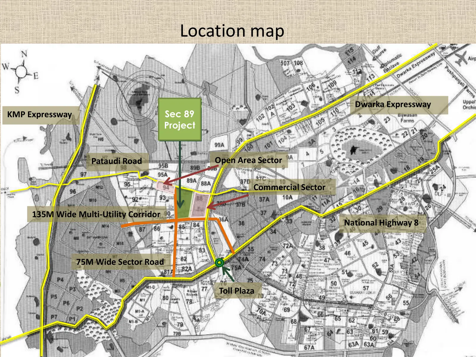 Lotus Green — location map 1