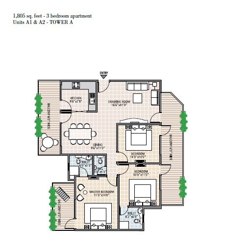 Solutrean Caladium — floor plan 1