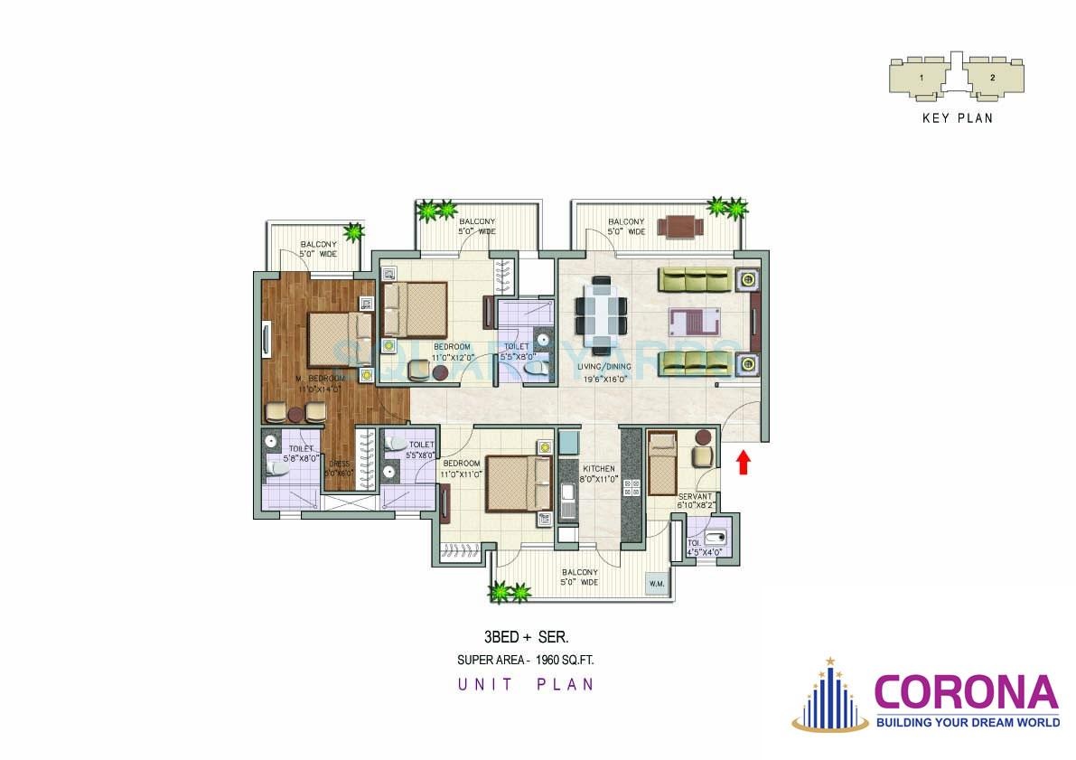 Corona Gracieux — floor plan 2