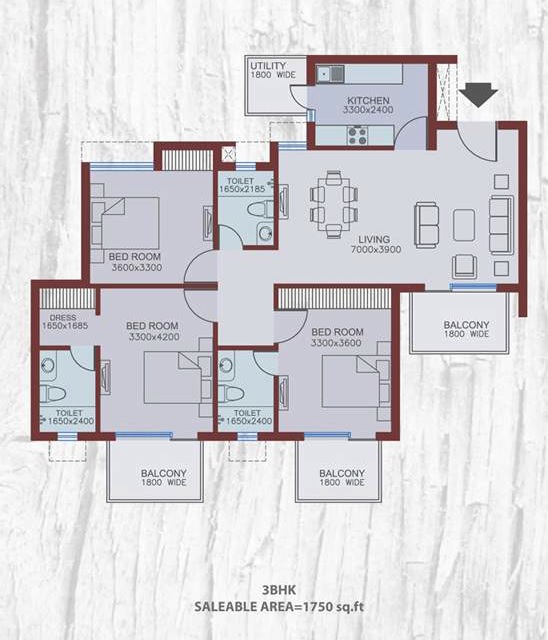 Era Cosmo Court — floor plan 2