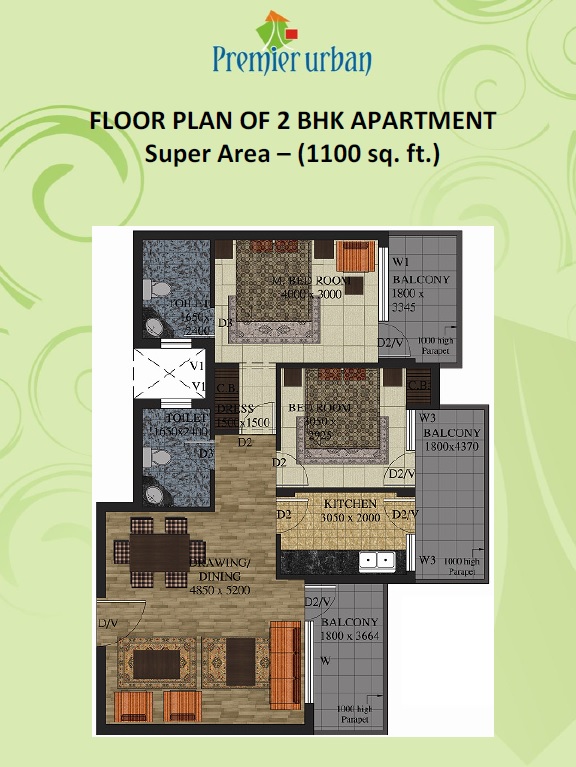 Maxworth Premier Urban — floor plan 2