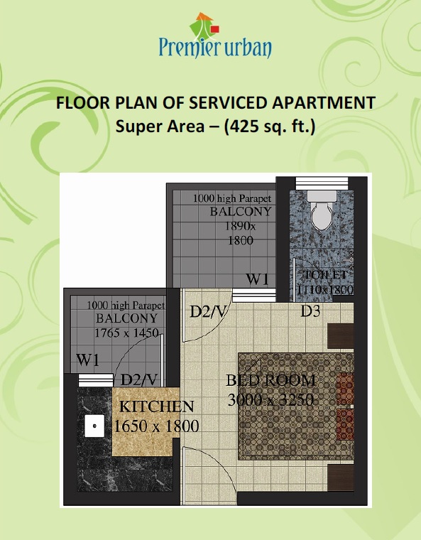 Maxworth Premier Urban — floor plan 1