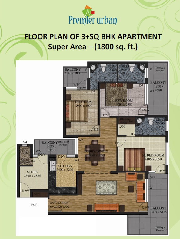 Maxworth Premier Urban — floor plan 3