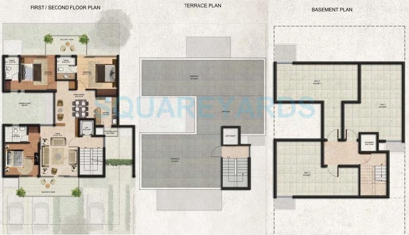 BPTP Country Floor — floor plan 1
