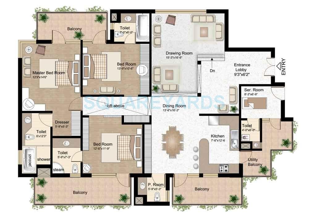 Raheja Atlantis II — floor plan 2