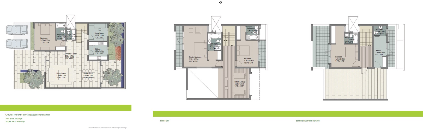 Unitech Espace Nirvana Country — floor plan 2