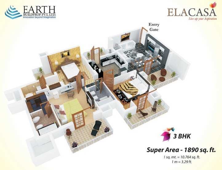 Earth Elacasa — floor plan 3