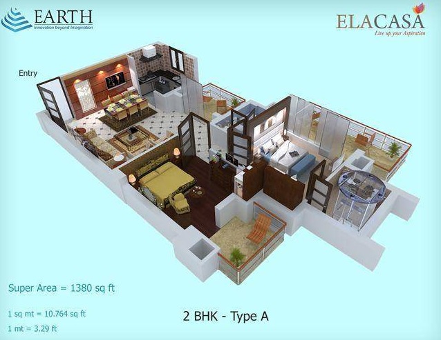 Earth Elacasa — floor plan 1