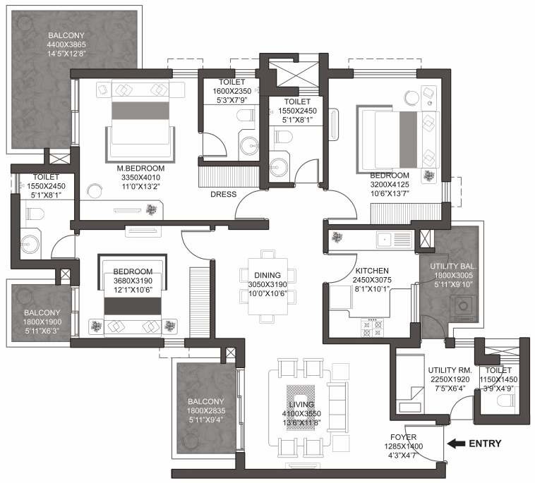 Godrej Summit Phase IV — floor plan 5