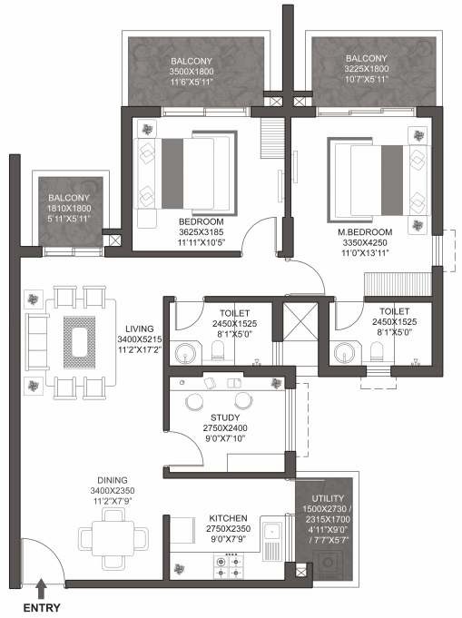 Godrej Summit Phase IV — floor plan 3
