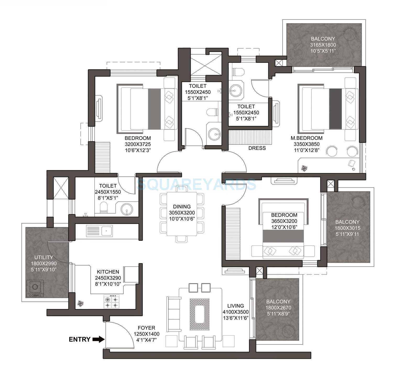 Godrej Summit Phase IV — floor plan 7