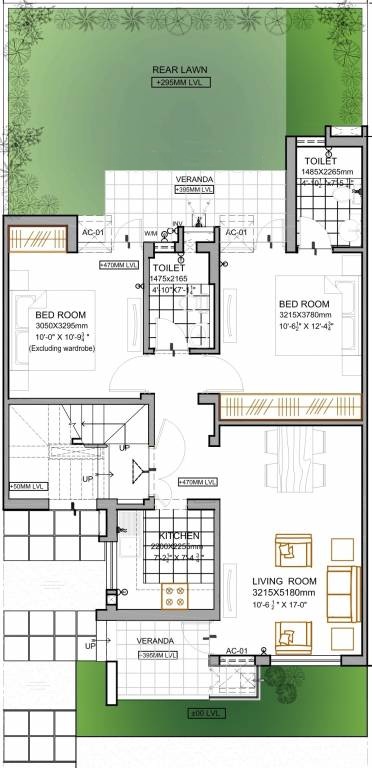 Vatika INXT Emilia floors — floor plan 2