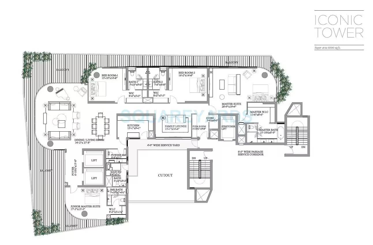 Paras Quartier - Highend Tower 2 — floor plan 2