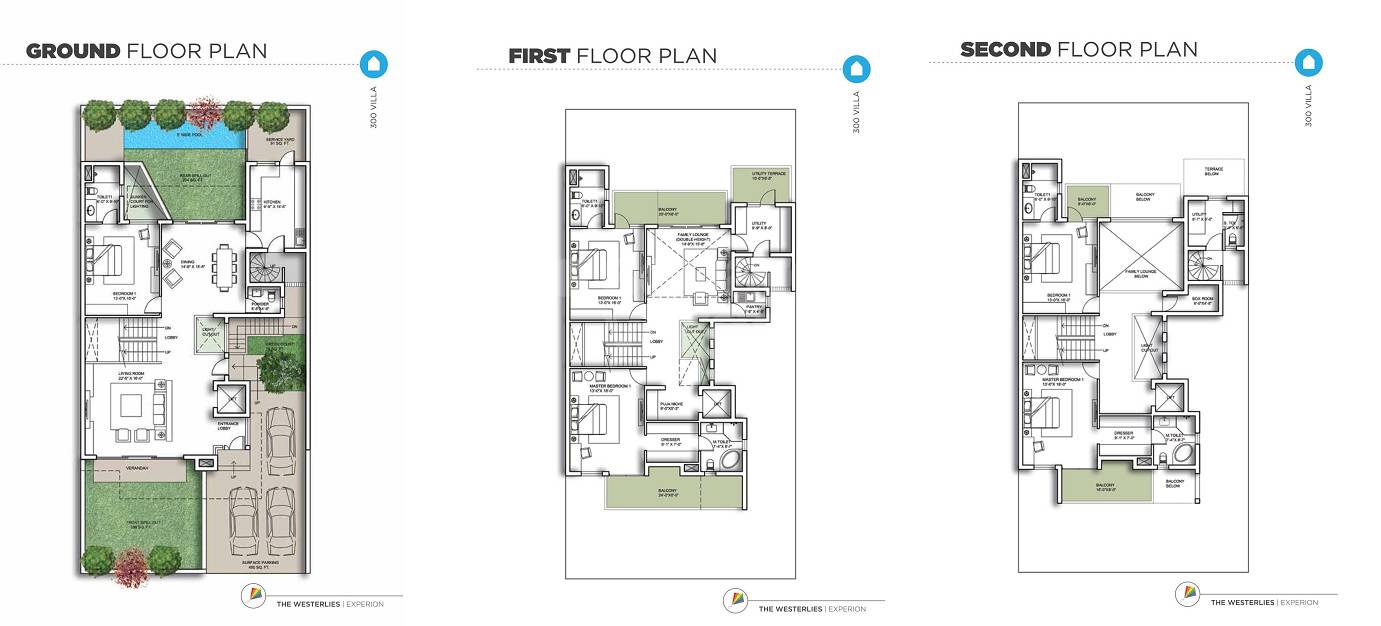 Experion The Westerlies Plots — floor plan 1