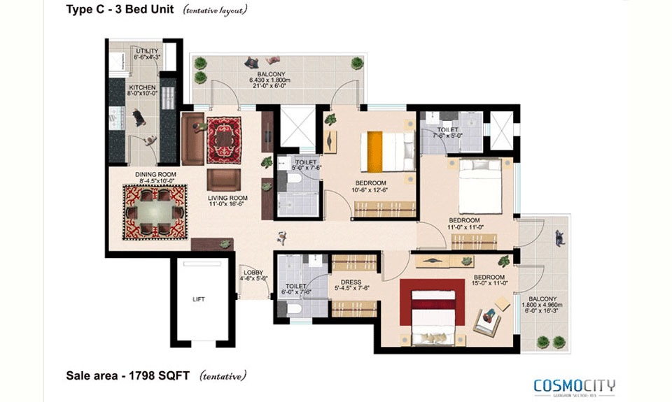 ERA Cosmo City Phase I — floor plan 2