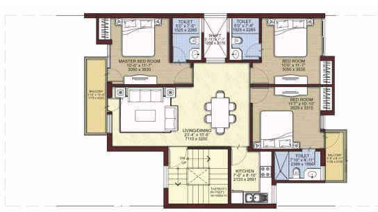 Unitech Woodstock Floors — floor plan 2