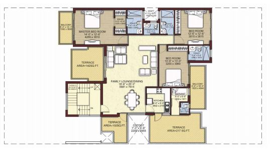 Unitech Woodstock Floors — floor plan 4