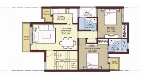 Unitech Woodstock Floors — floor plan 1