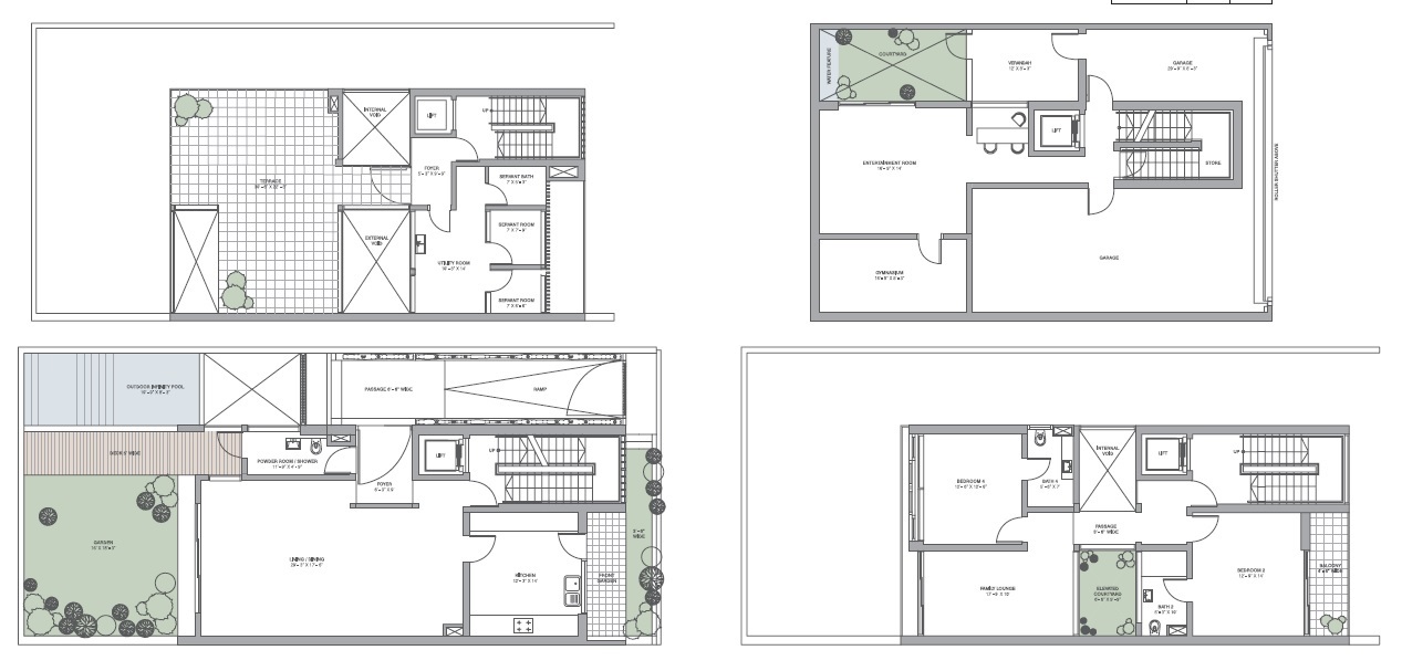 Tata Primanti Villas — floor plan 1