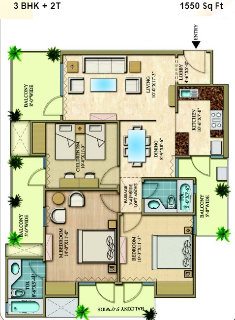 Rani Aakriti Shantiniketan — floor plan 3