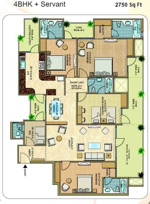 Rani Aakriti Shantiniketan — floor plan 5