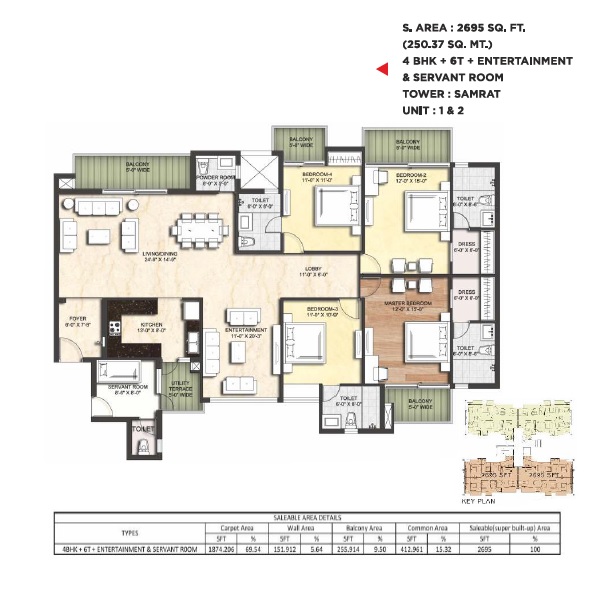 Sikka Kimaantra Greens — floor plan 4