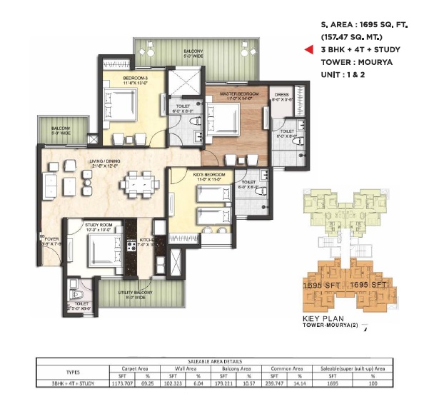 Sikka Kimaantra Greens — floor plan 2