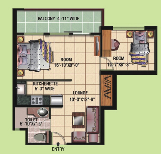 Eldeco Edge — floor plan 5