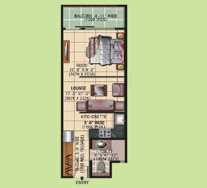Eldeco Edge — floor plan 1