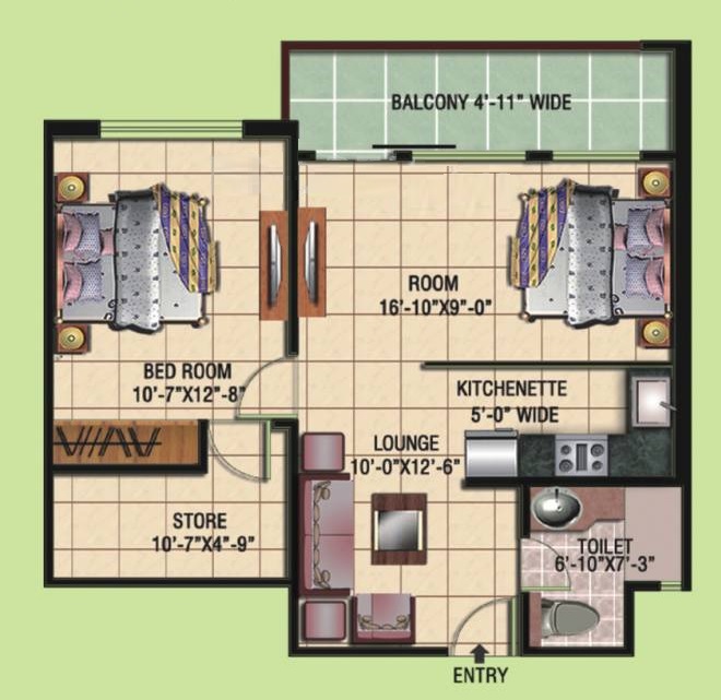 Eldeco Edge — floor plan 3