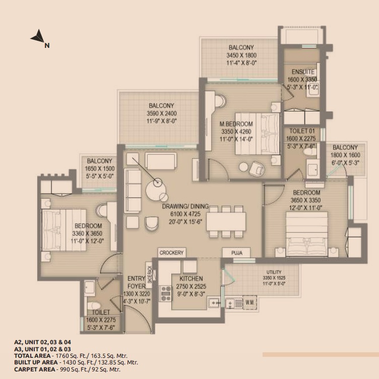 Arihant One — floor plan 1