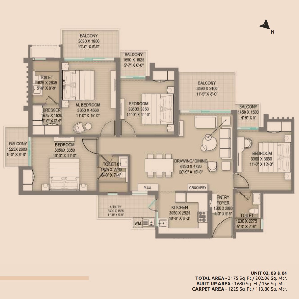 Arihant One — floor plan 3