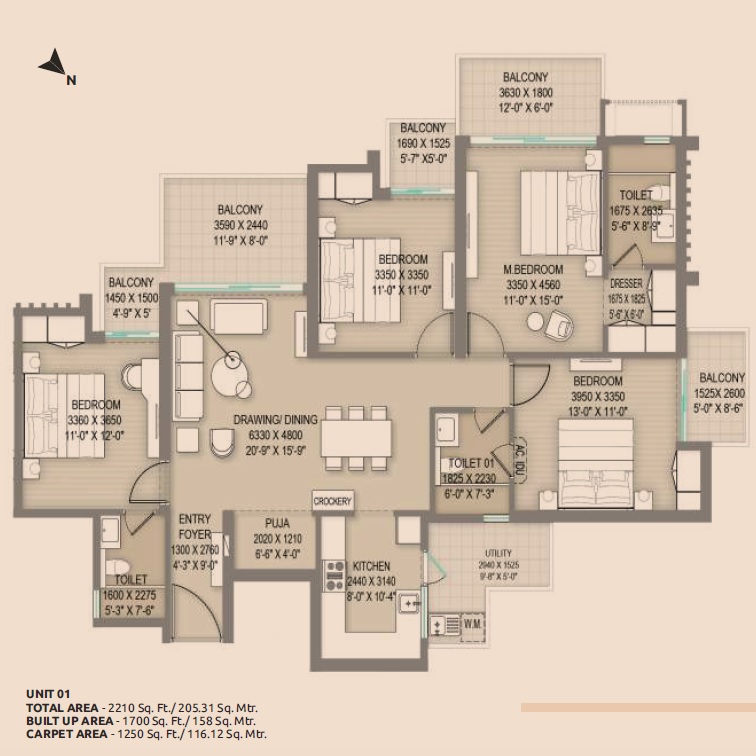Arihant One — floor plan 4
