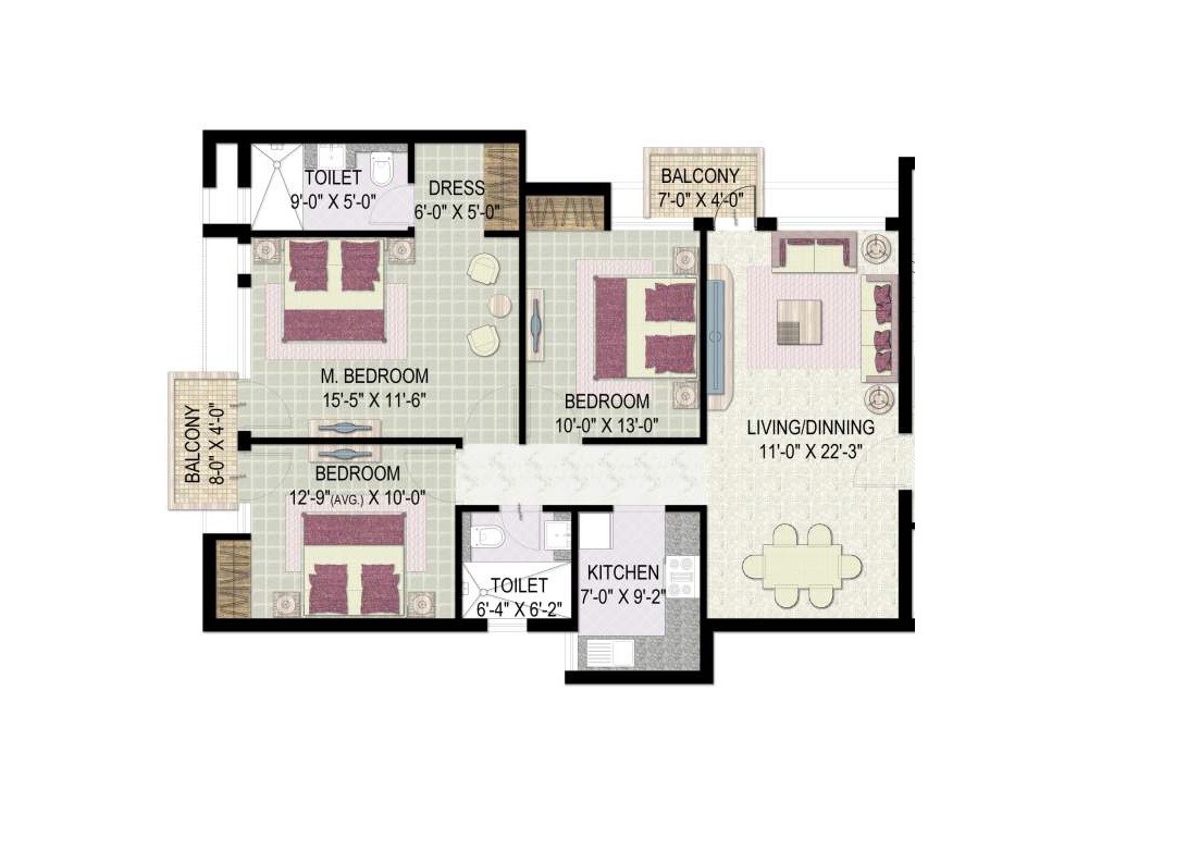 Jaypee Kensington Boulevard — floor plan 2