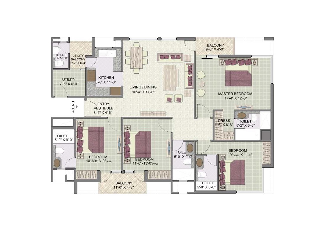 Jaypee Kensington Boulevard — floor plan 5