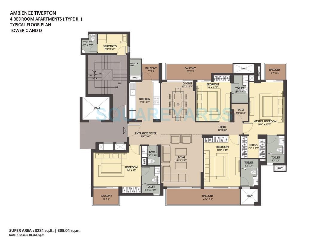 Ambience Tiverton — floor plan 2