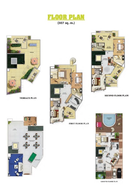 Supertech Ritz Chateaux — floor plan 1
