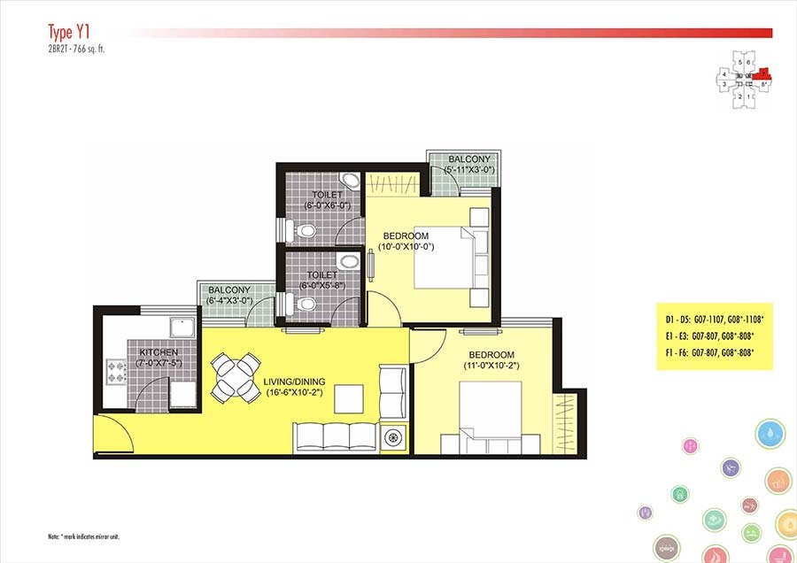 Unitech Unihomes II — floor plan 2