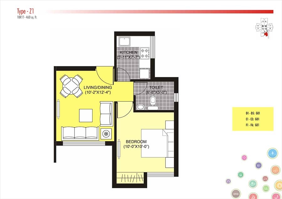 Unitech Unihomes II — floor plan 1