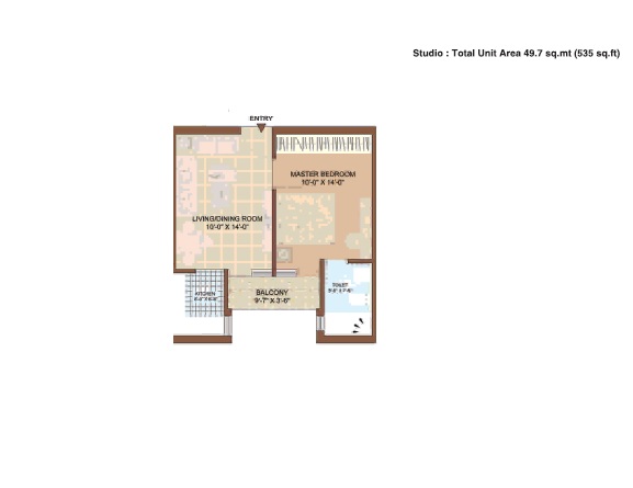 Jaypee Kasa Isles — floor plan 1